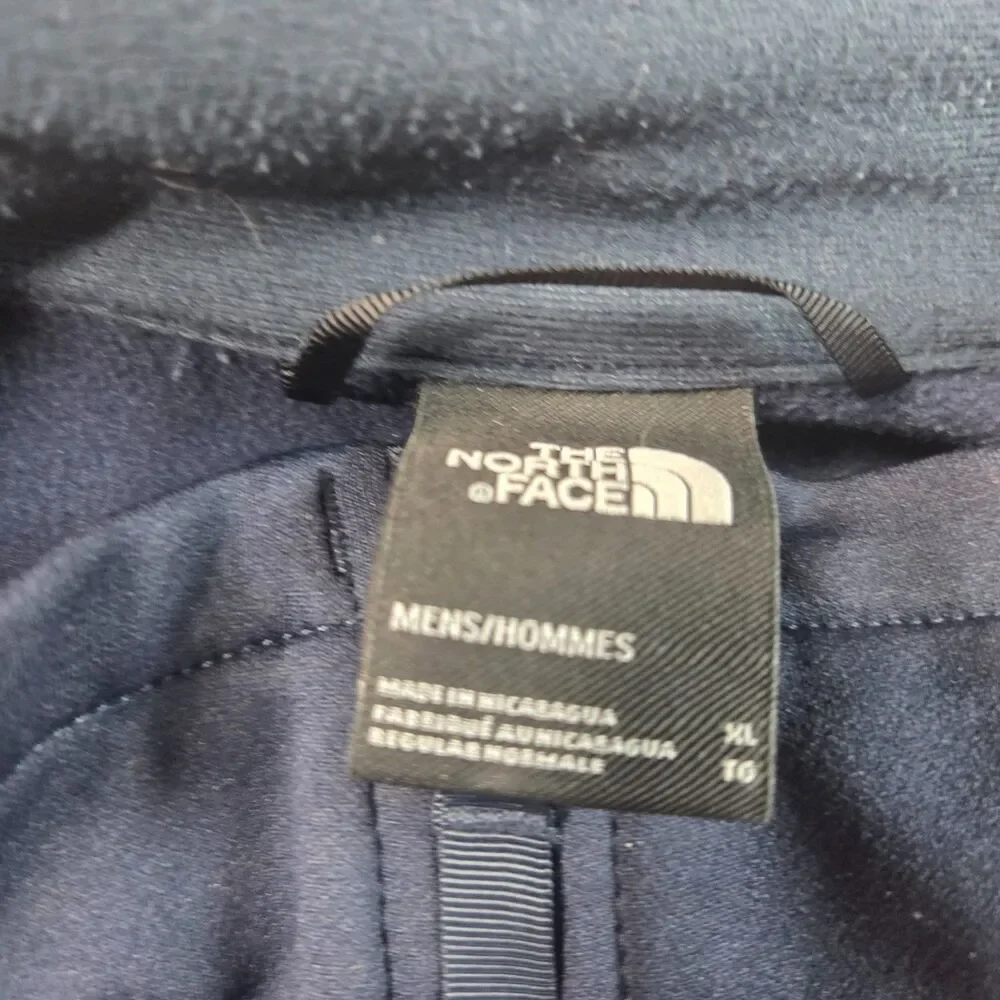 The North Face Soft Shell Jacket Men's XL Navy Full Zip